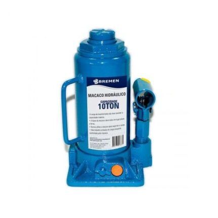 MACACO HIDRÁULICO TIPO GARRAFA 10 TON COD: 82160 - BREMEN