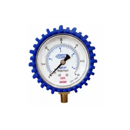 MANÔMETRO ANALÓGICO 60 PSI ROSCA 1/8 BSP - STEULA