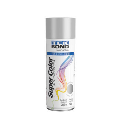 TINTA SPRAY PRATA USO GERAL 350ML 250G - TEKBOND